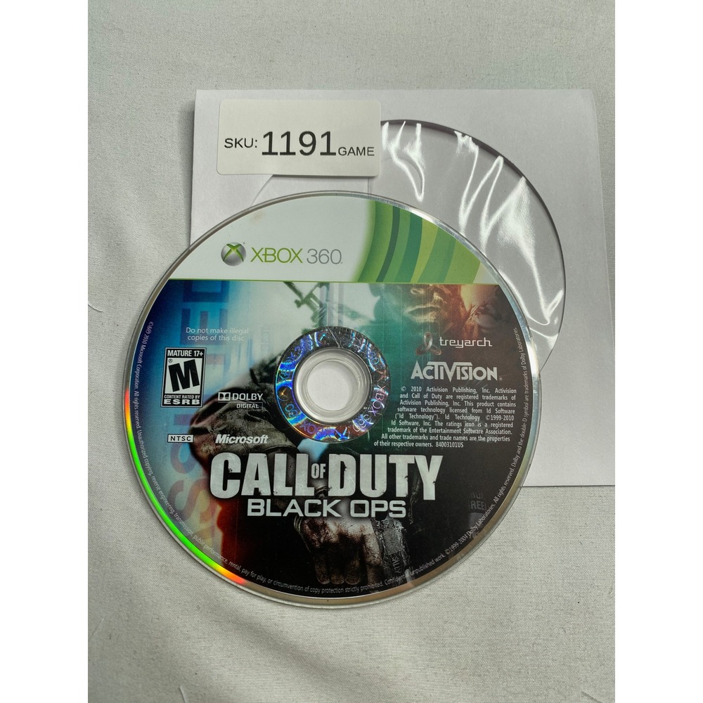 Call of Duty Black Ops Xbox 360